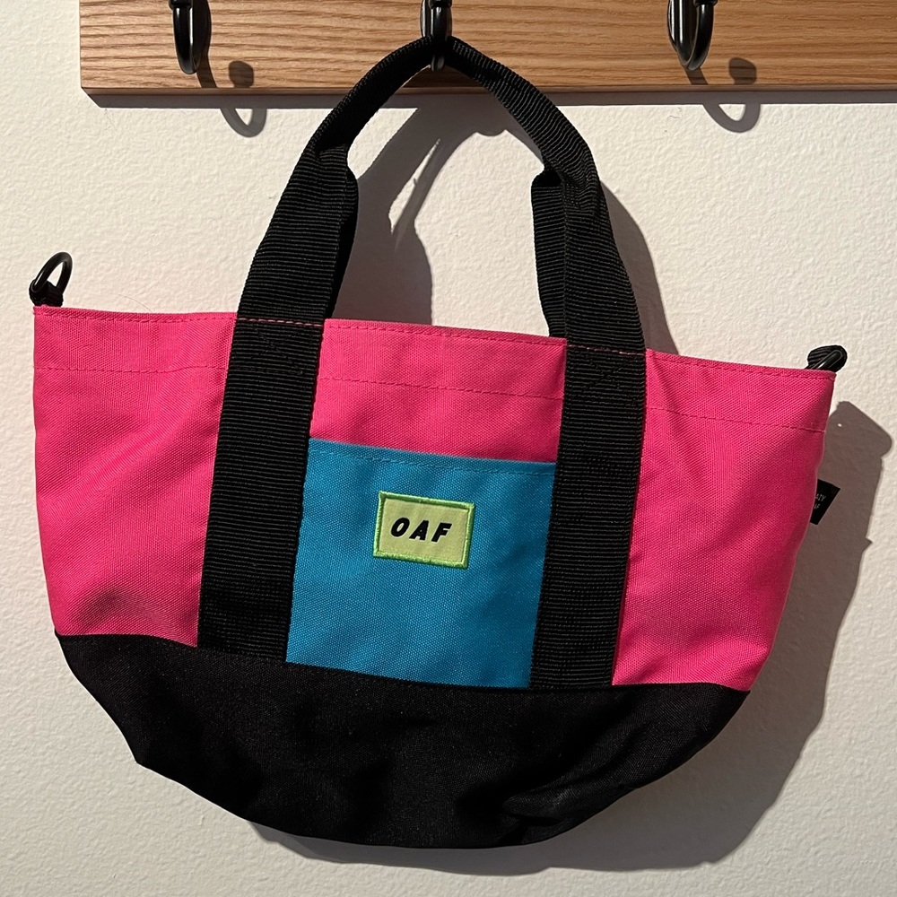 Lazy Oaf- Mini Tote- Color: Blue & Pink